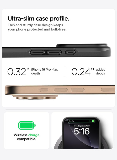 Spigen iPhone 16 PRO Case Thin Fit MagFit